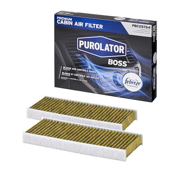 Purolator Purolator PBC25764 PurolatorBOSS Premium Cabin Air Filter w Febreze PBC25764 - main